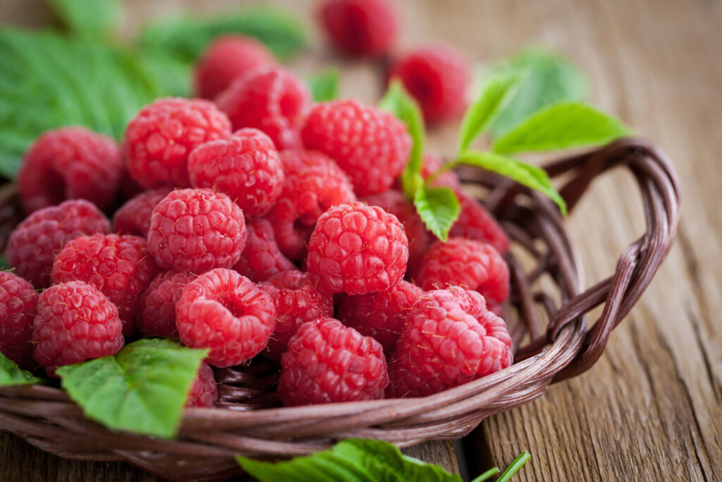 rasbberries are a great source of antioxidants