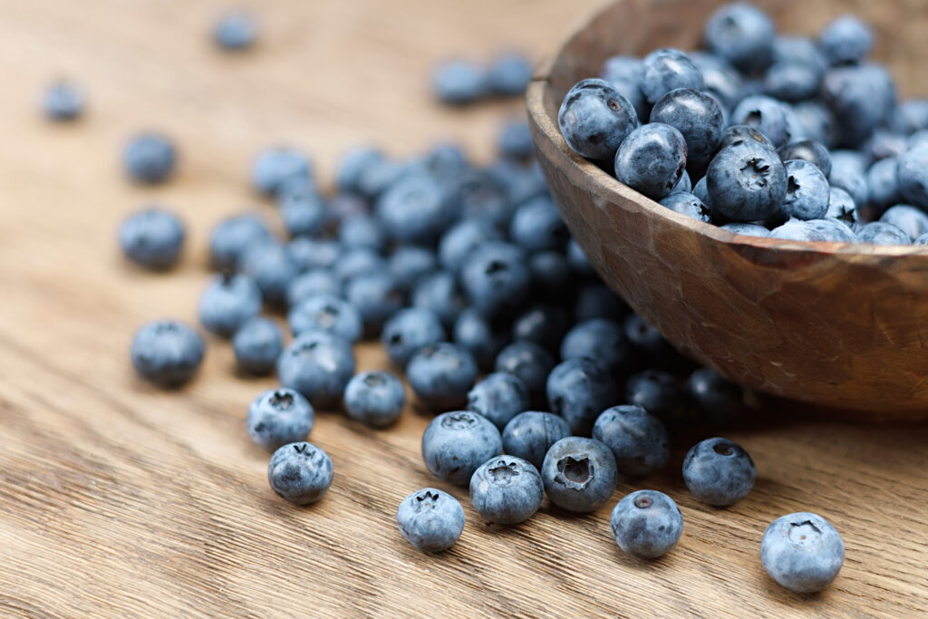 blueberries are high in antioxidants